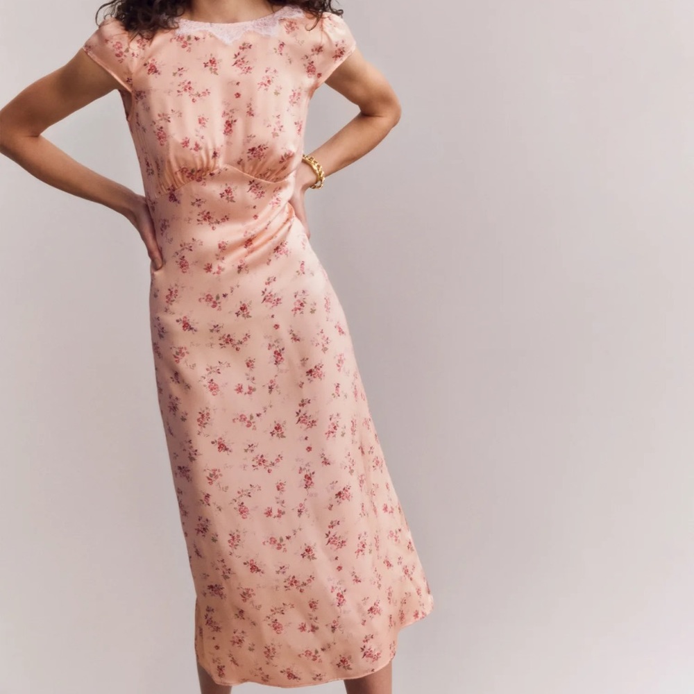 Reformation Lucas Silk Dress size 6